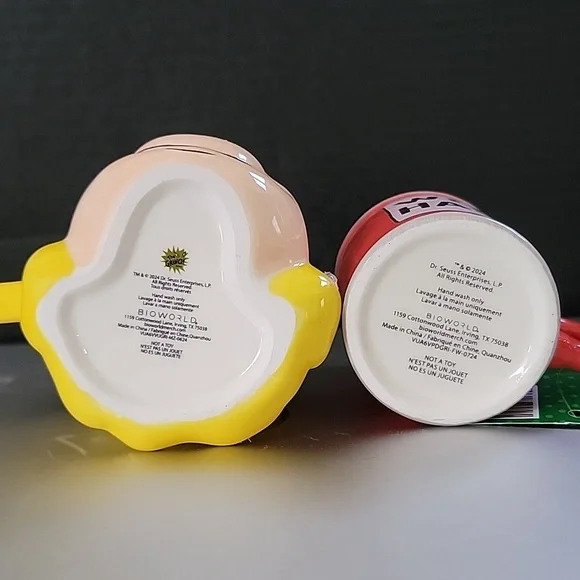 Grinch Miniture Mugs set of 4 - Picture 3 of 5